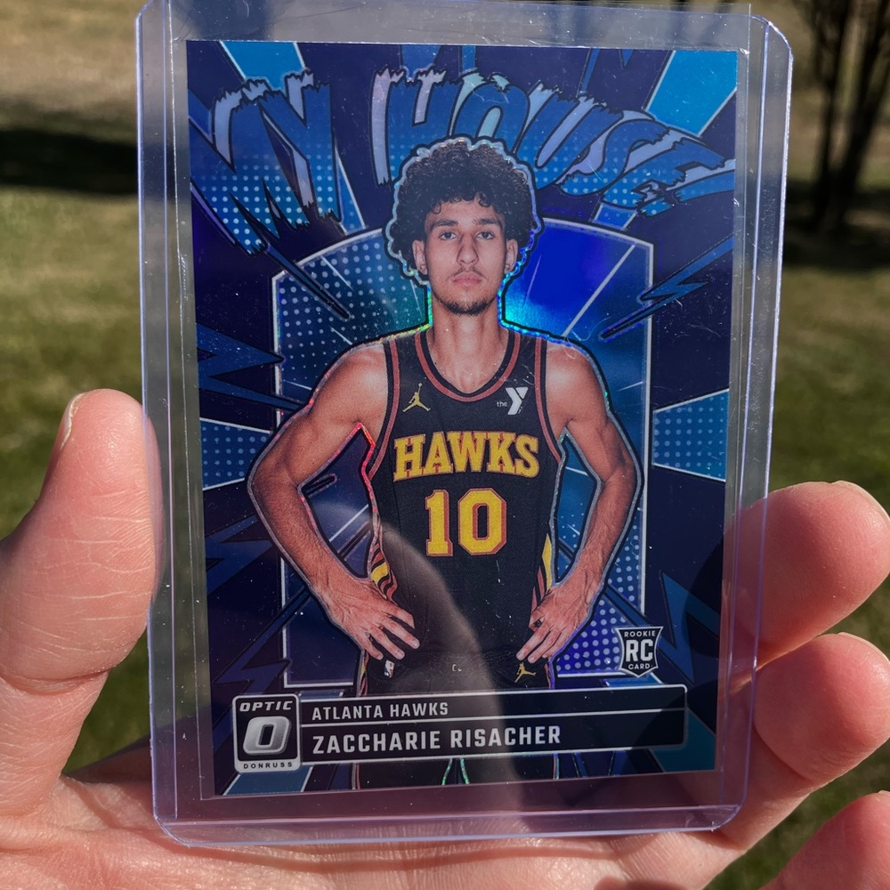2024 Prizm Zaccharie Risacher RC Rookie Hawks My House Card 13